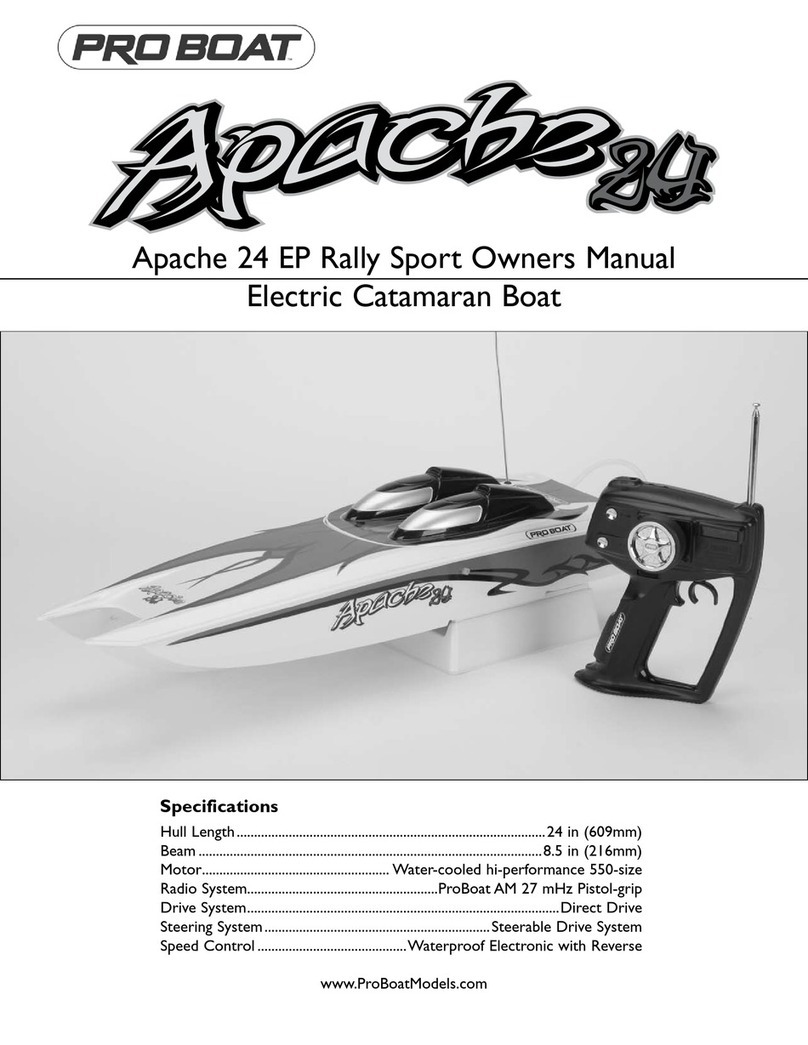 Pro Boat Apache 24 Manual de usuario