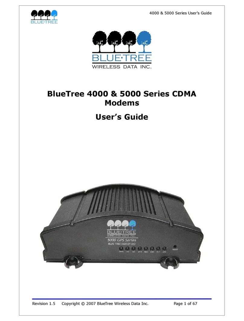 BlueTree 4600A Manual de usuario