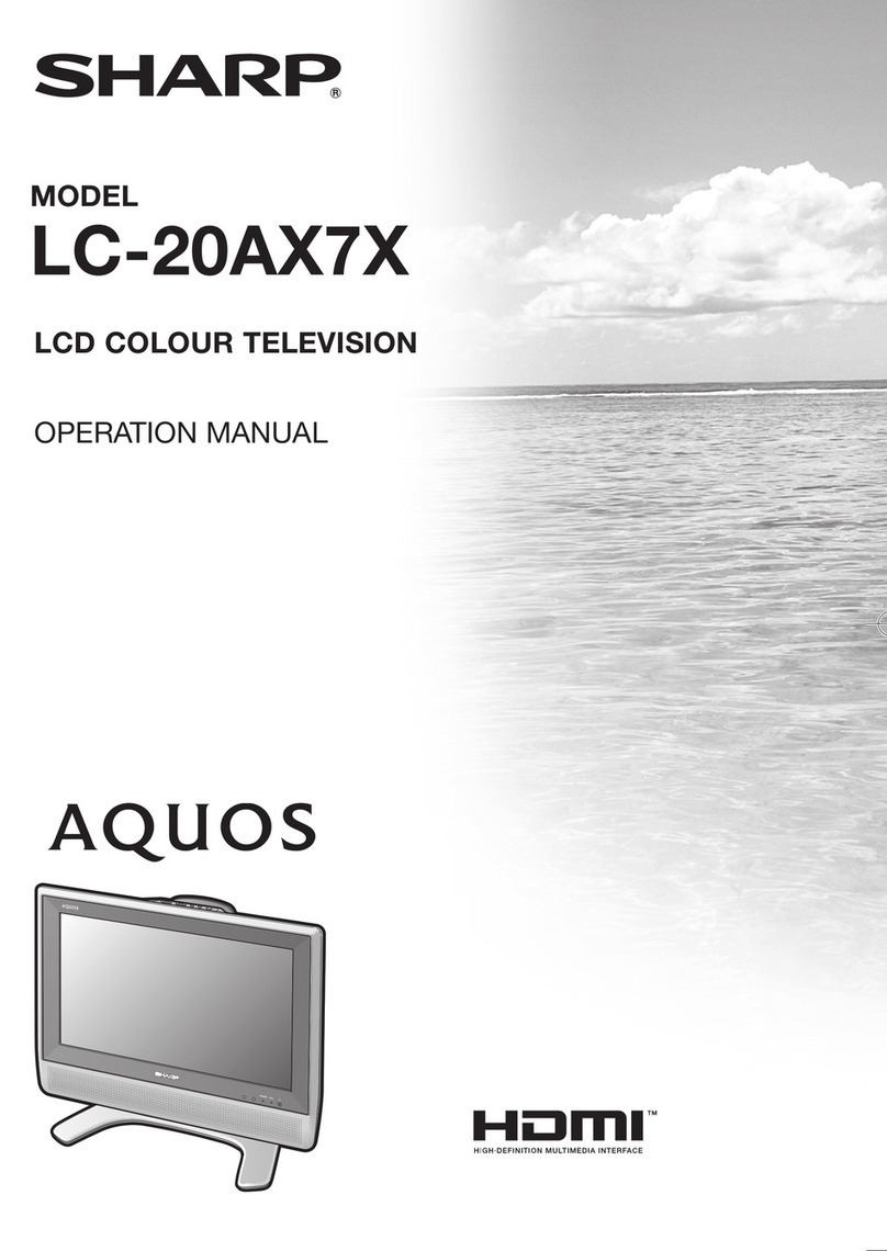 Sharp LC-20AX7X Manual de usuario