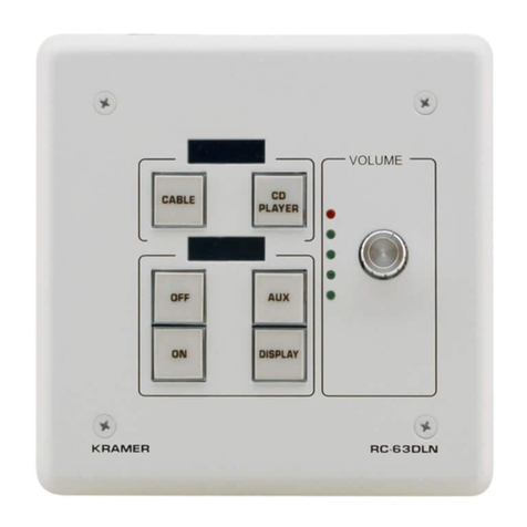 Kramer RC-63DLN Manual de usuario