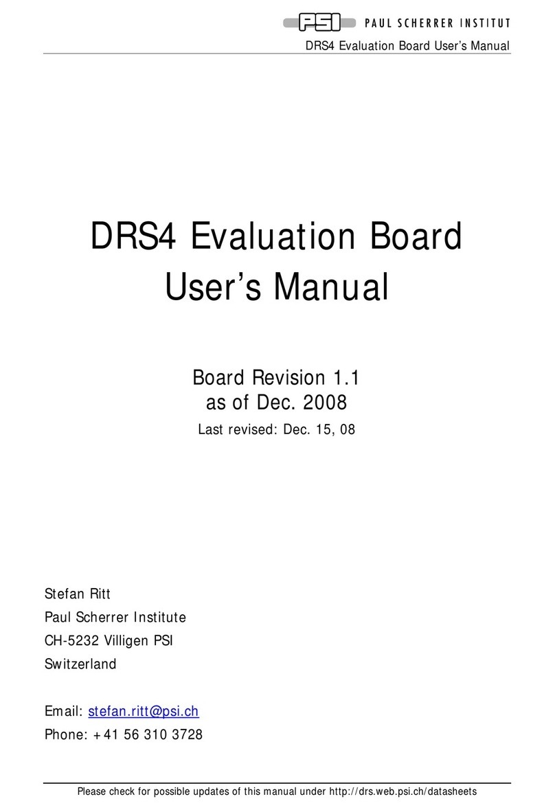 PSI DRS4 Manual de usuario