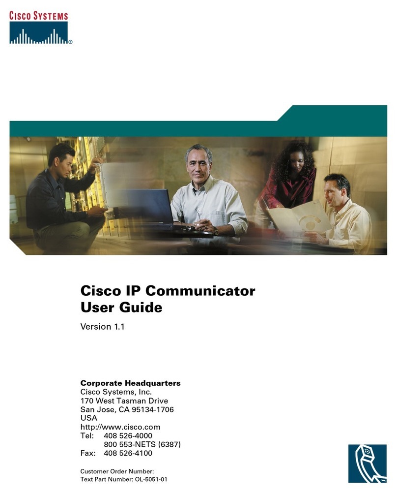 Cisco IP Communicator Manual de usuario Cisco IP Communicator Manual de usuario