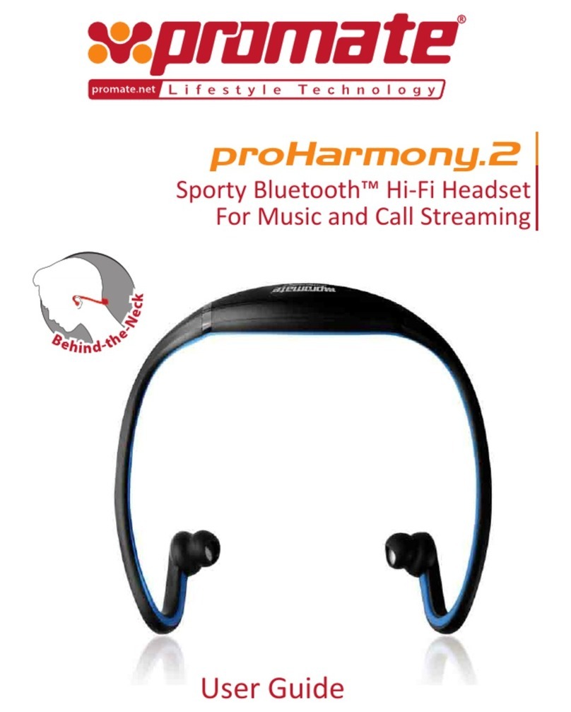 Promate proHarmony.2 Manual de usuario