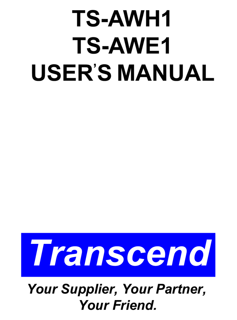 Transcend TS-AWH1 Manual de usuario