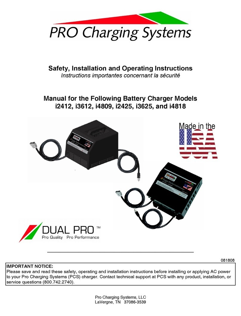 PRO Charging System i2412 Manual de usuario PRO Charging System i2412 Manual de usuario
