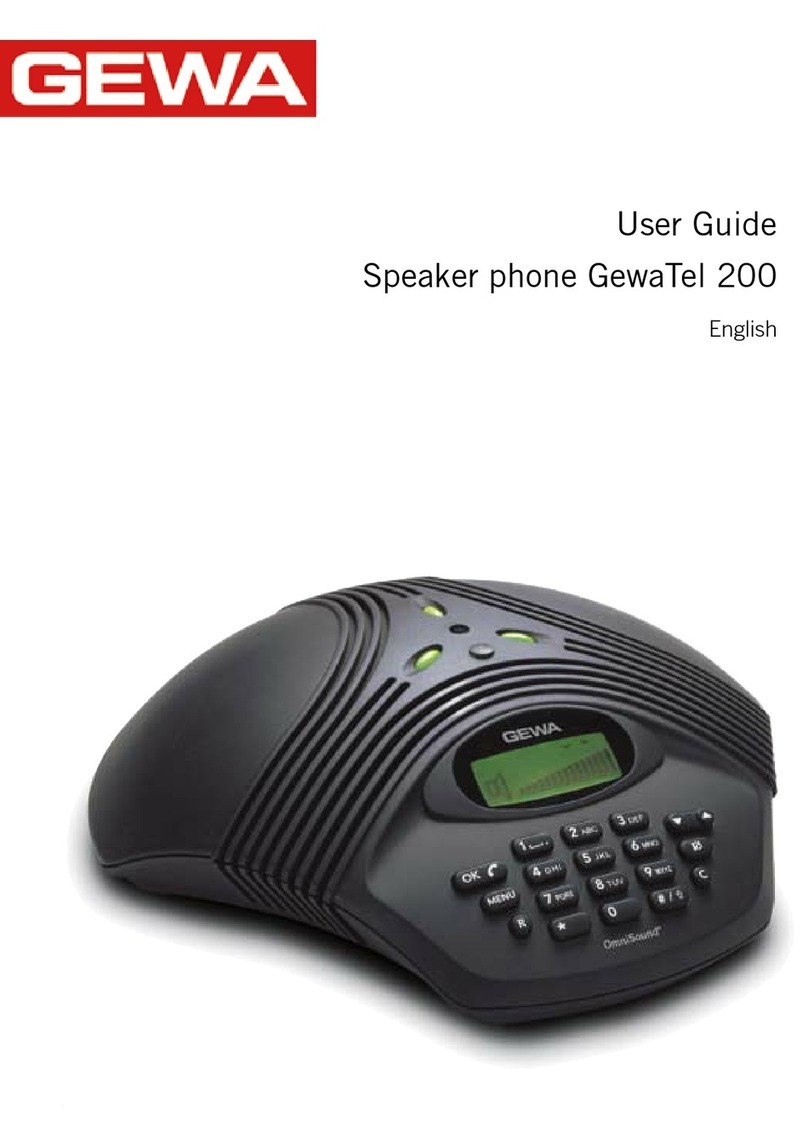 Gewa GewaTel 200 Manual de usuario