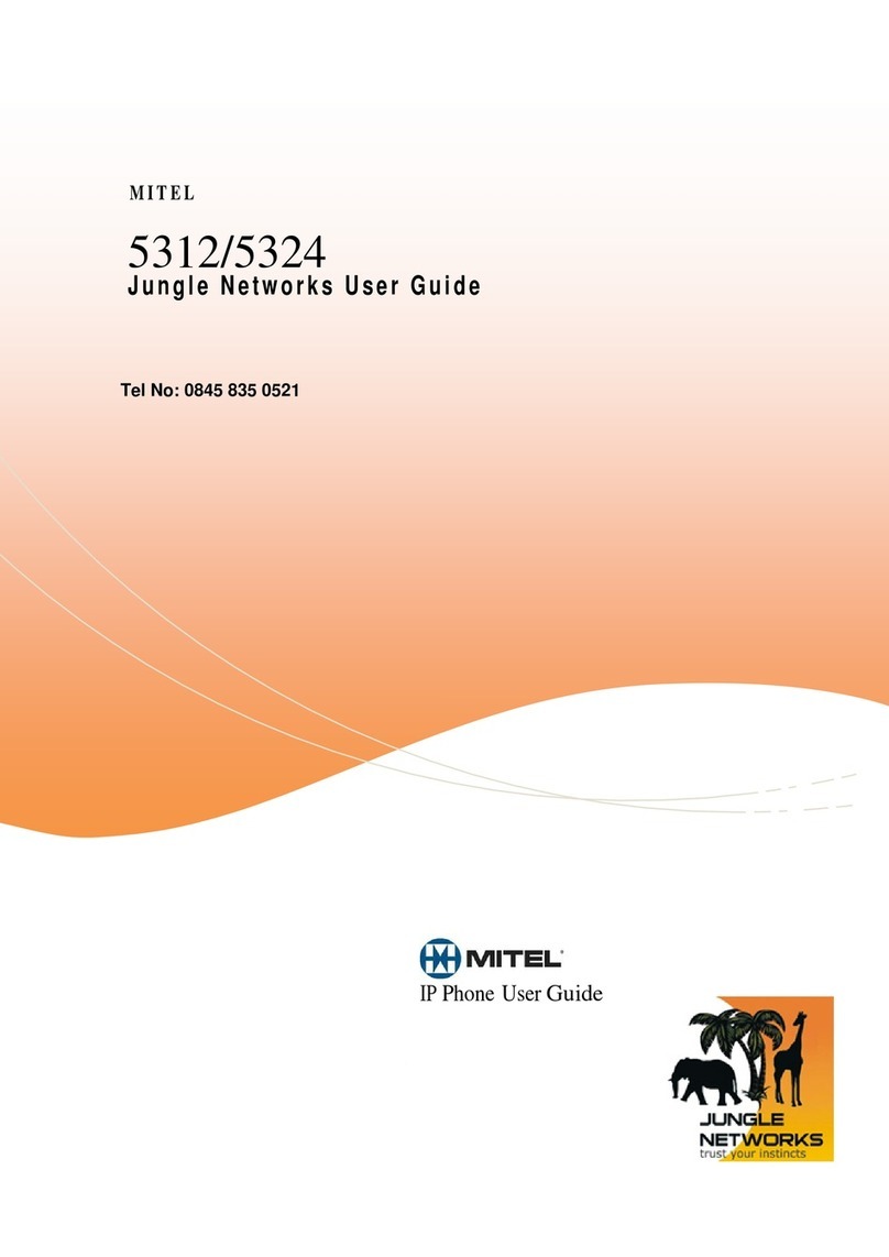 Mitel MiVoice 5312 Manual de usuario