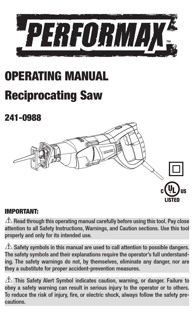 Performax 241-0988 Manual de usuario