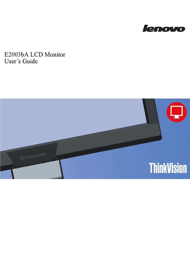 Lenovo ThinkVision E200bA Manual de usuario