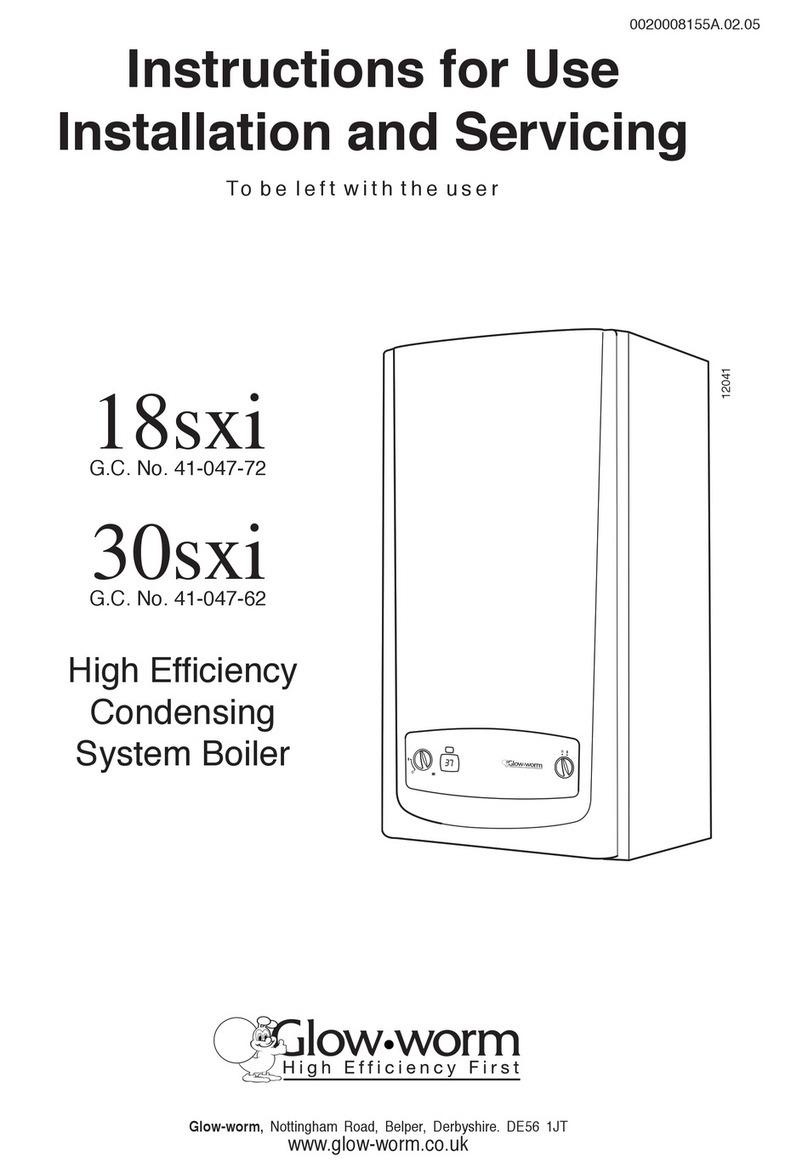 Glowworm 18sxi Manual de funcionamiento