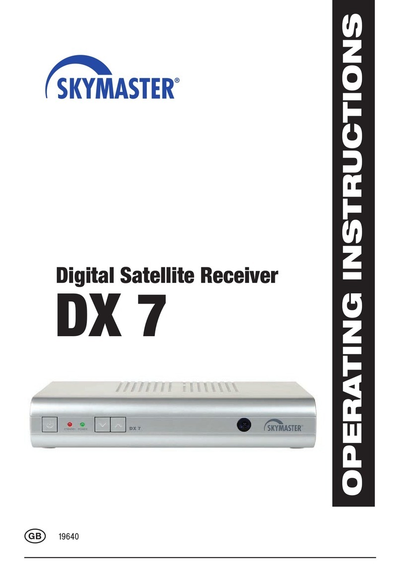 Sky Master DX 7 Manual de usuario Sky Master DX 7 Manual de usuario