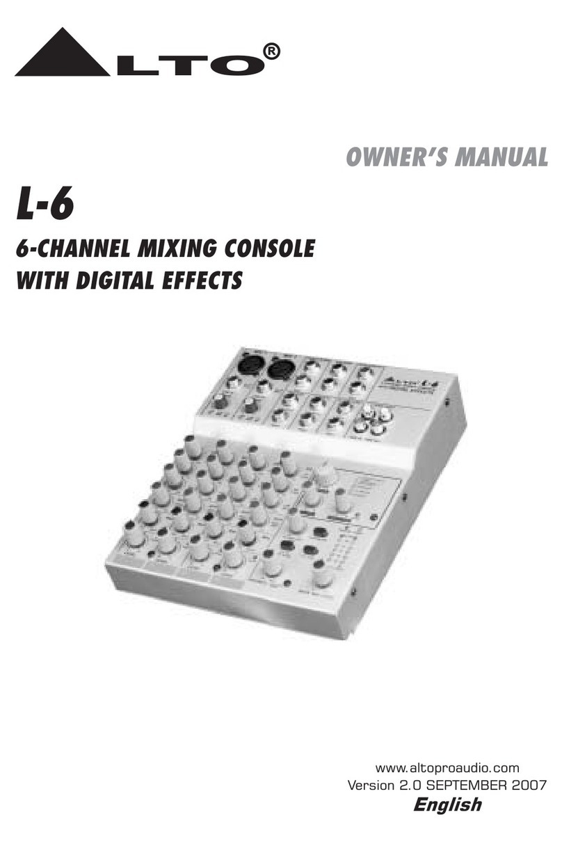 Alto L-6 Manual de instrucciones Alto L-6 Manual de instrucciones