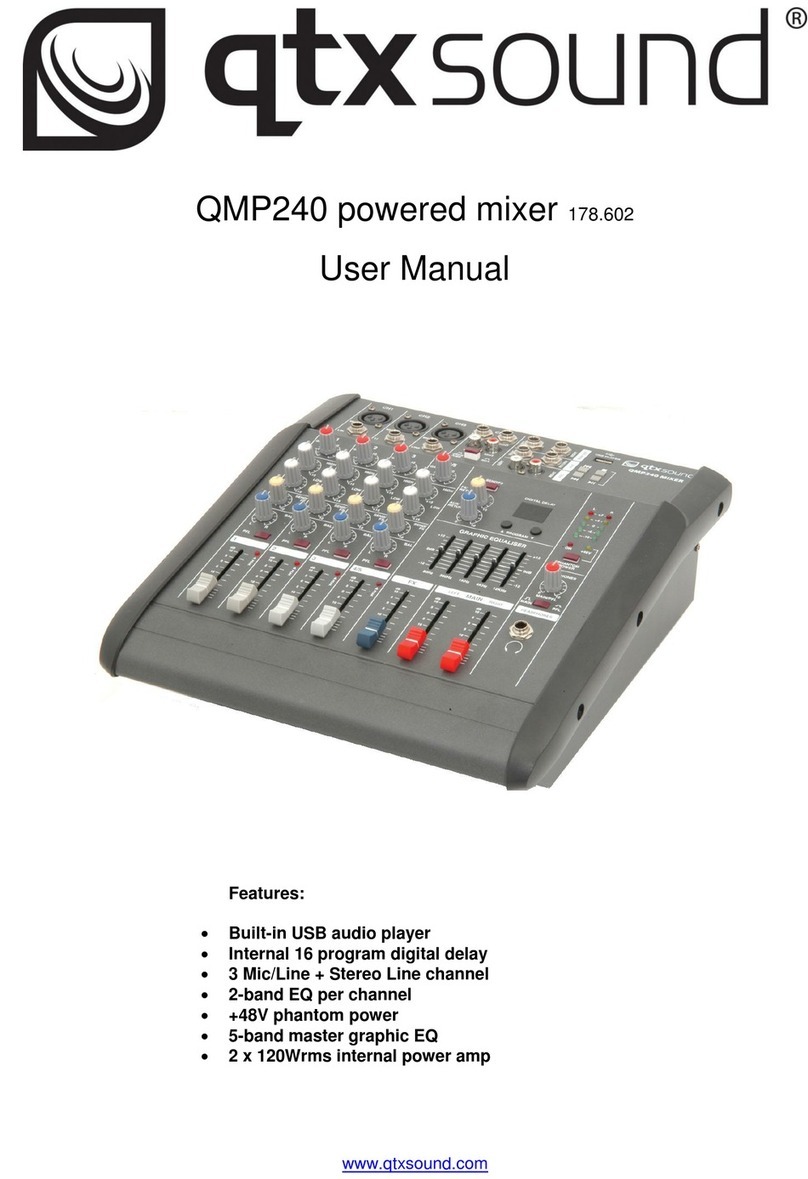 qtxsound QMP240 Manual de usuario