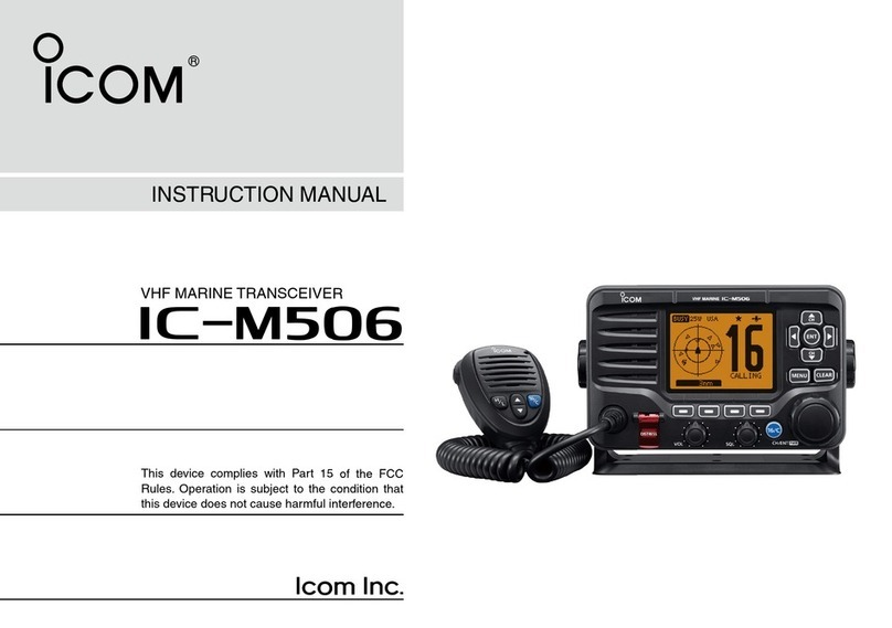 Icom iM506 Manual de usuario