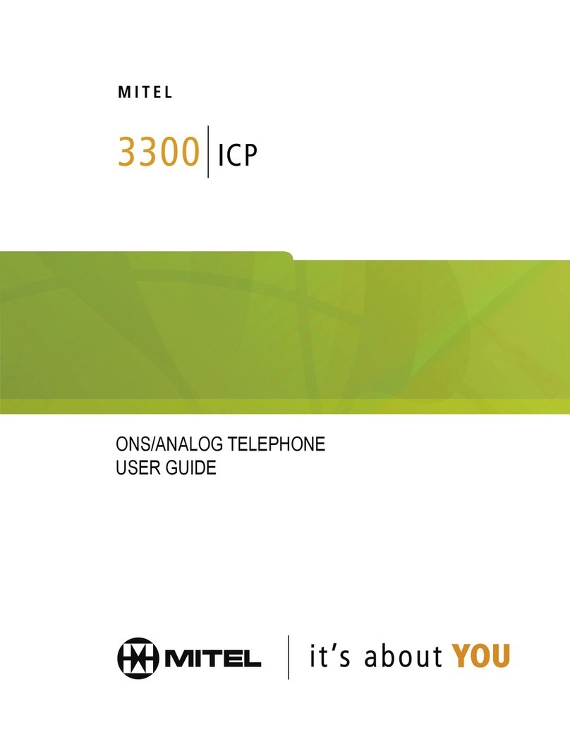 Mitel Navigator 3300 ICP Manual de usuario