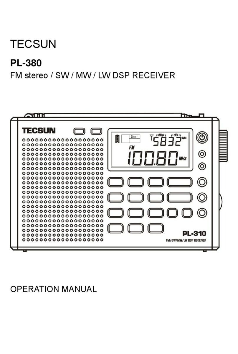 Tecsun PL-380 Manual de usuario