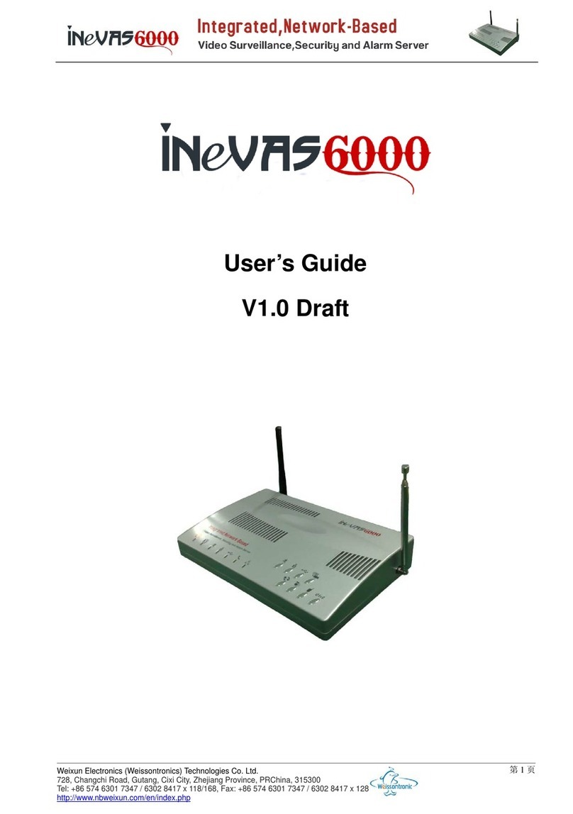 Weixun Electronics iNeVAS6000 Manual de usuario