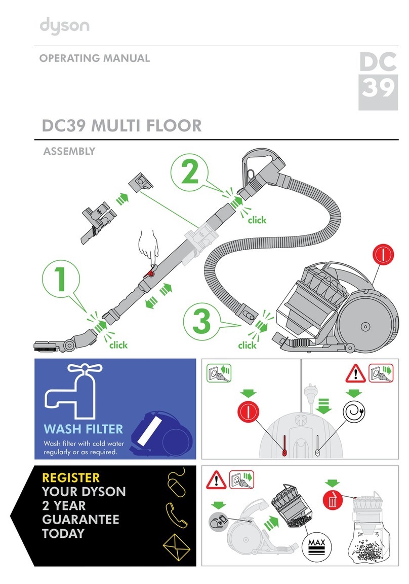 Dyson DC39 multi floor Manual de usuario