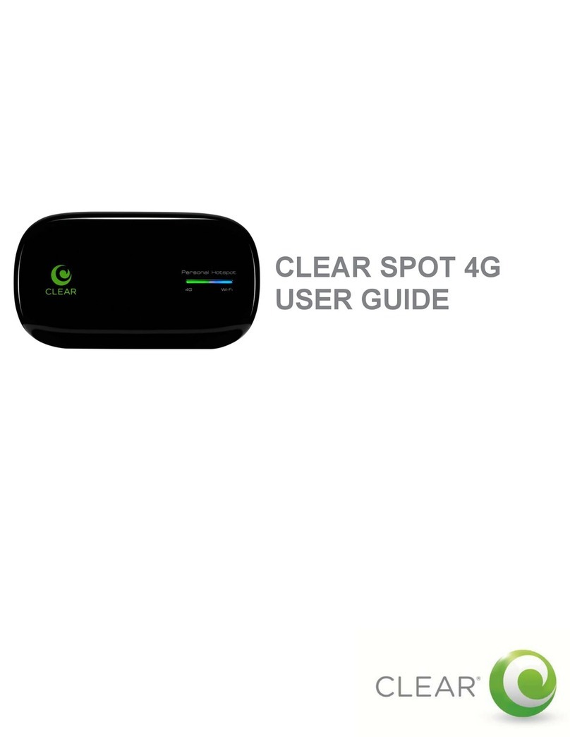 Clear Spot 4G Manual de usuario