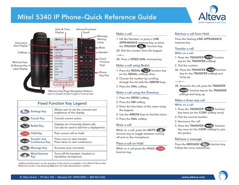 Mitel OfficeConnect 5340 Manual de usuario