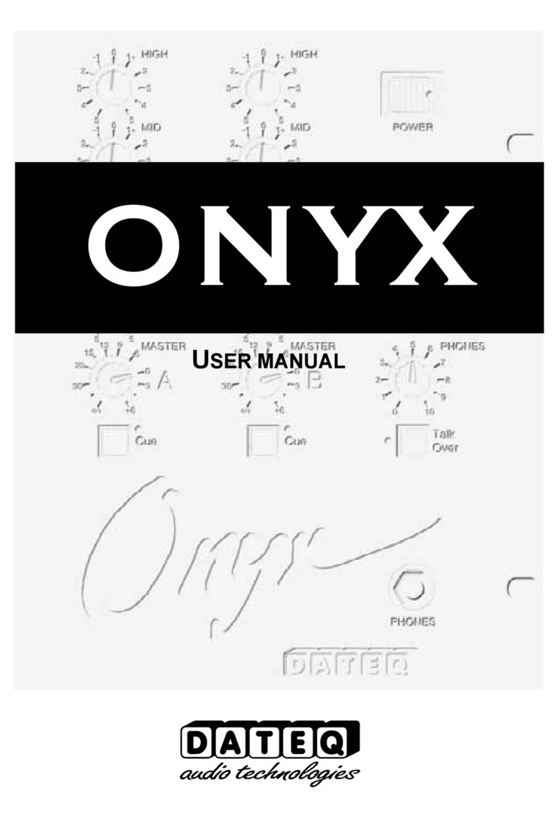 Dateq Onyx Manual de usuario