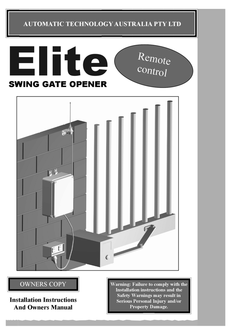 Automatic Technology Australia Elite Guía de inicio rápido Automatic Technology Australia Elite Guía de inicio rápido