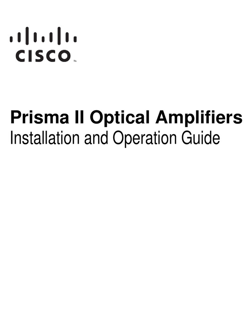 Cisco Prisma II Instrucciones de funcionamiento Cisco Prisma II Instrucciones de funcionamiento