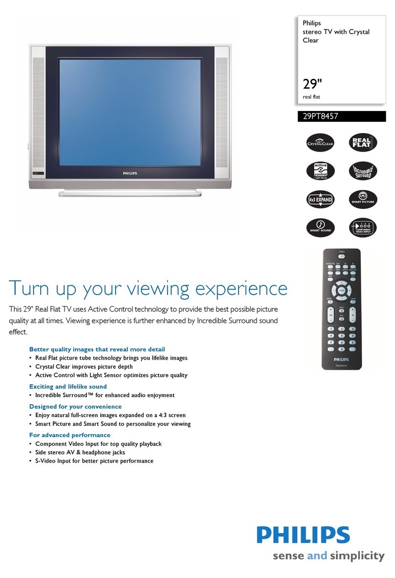 Philips 29PT8457 Manual de usuario