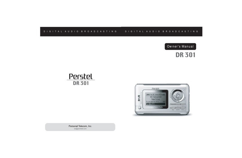 Perstel DR 301 Manual de usuario