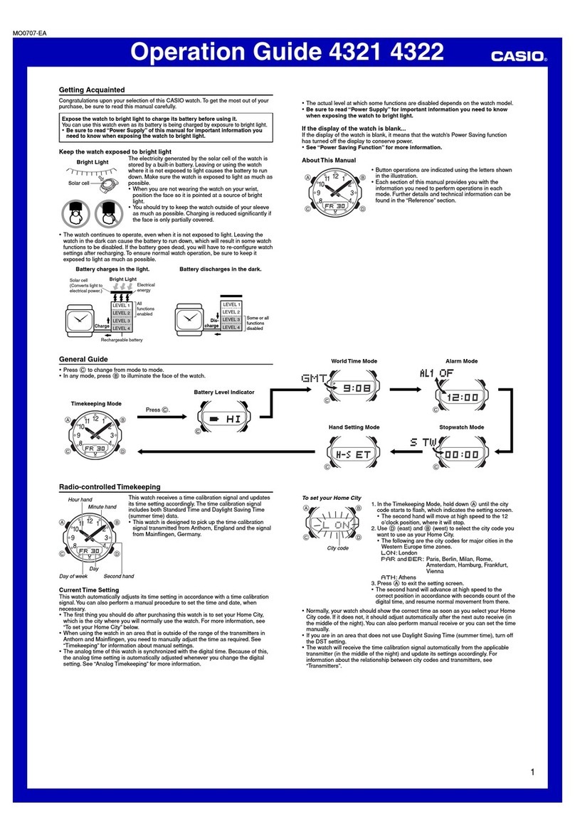 Casio 4321 Manual de usuario