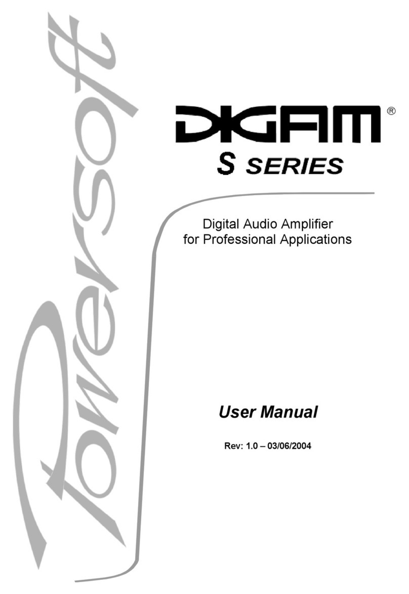 powersoft S Series Manual de usuario powersoft S Series Manual de usuario