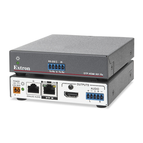Extron electronics DTP HDMI 301 Manual de usuario