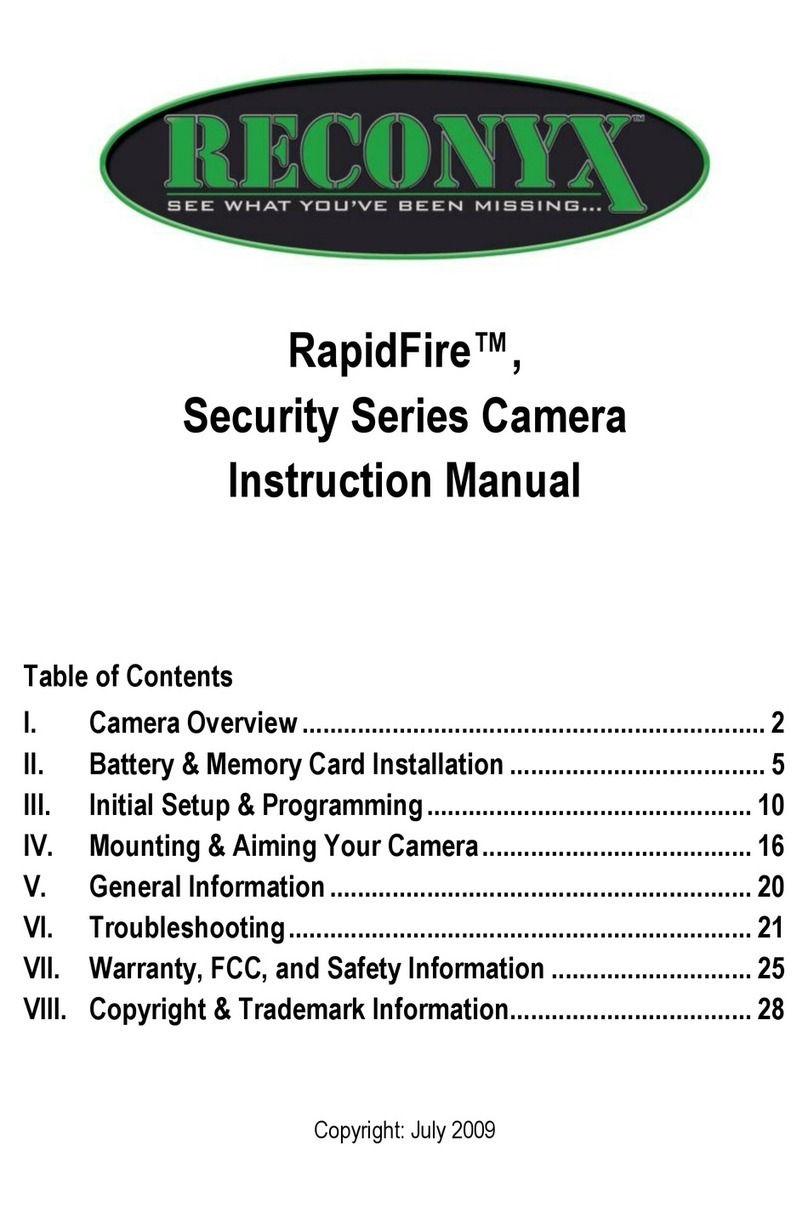Reconyx RapidFire Manual de usuario