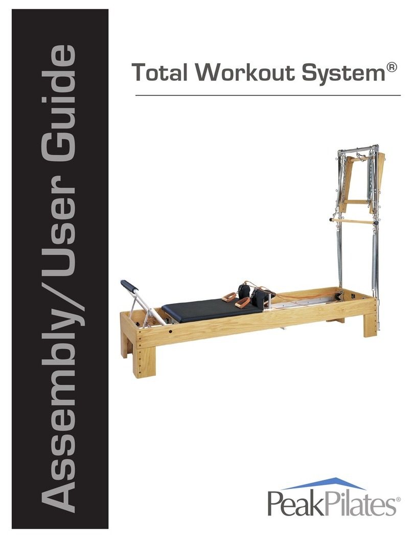 Peak Pilates Total Workout System Manual de usuario