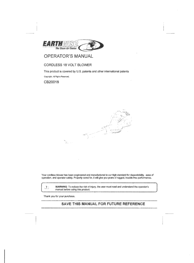 EarthWise C820018 Manual de usuario