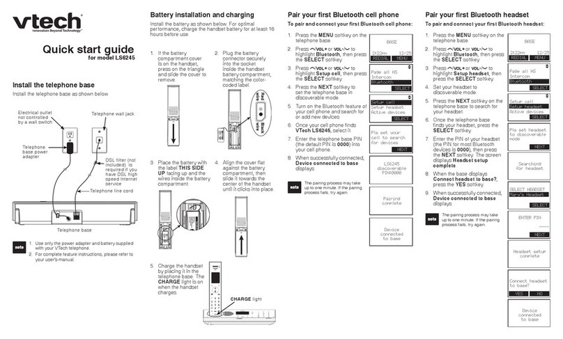 V-tech LS6245 Manual de usuario