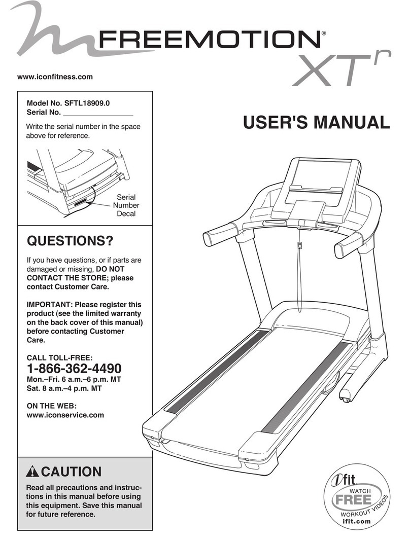 FREE MOTION XTr Manual de usuario