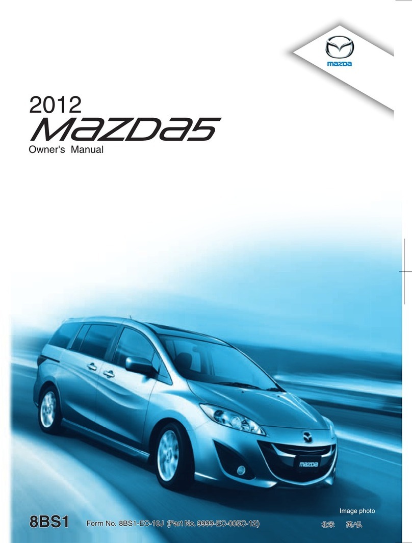 Mazda 2012 5 Manual de usuario