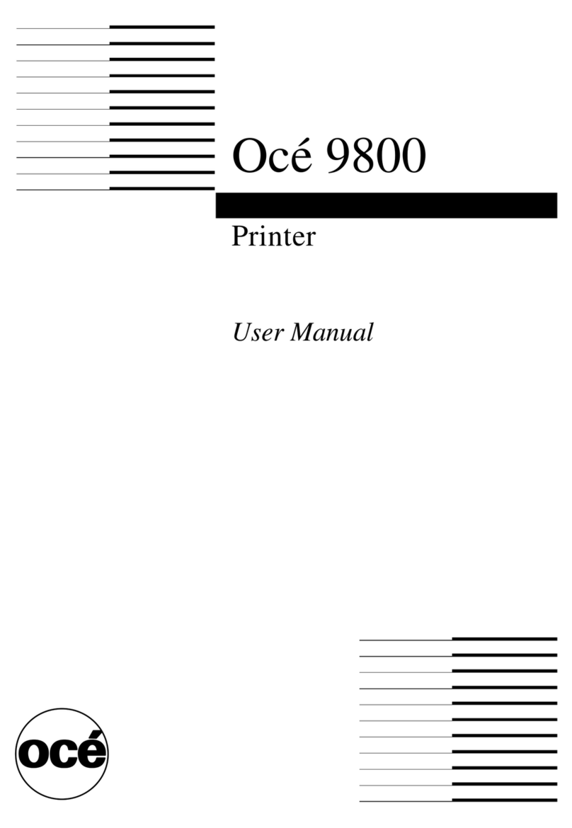 Oce 9800 Manual de usuario
