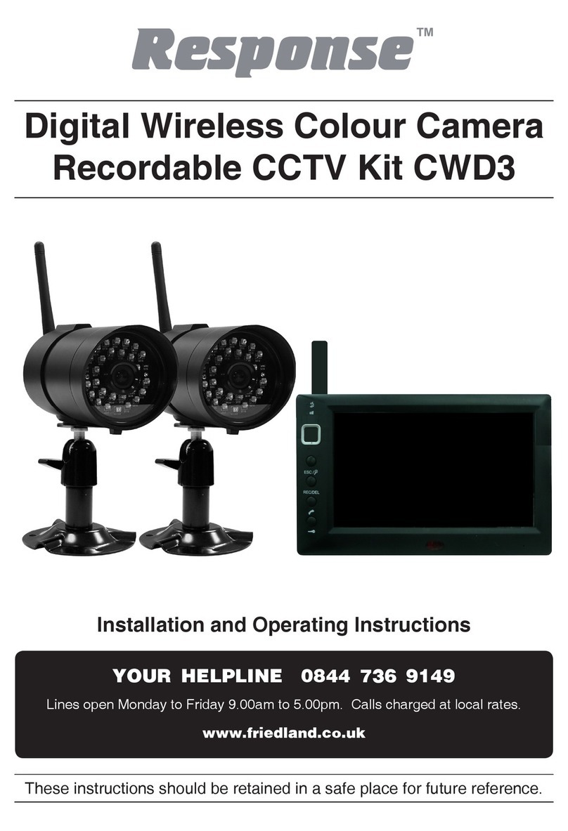 Response CWD3 Manual de usuario Response CWD3 Manual de usuario