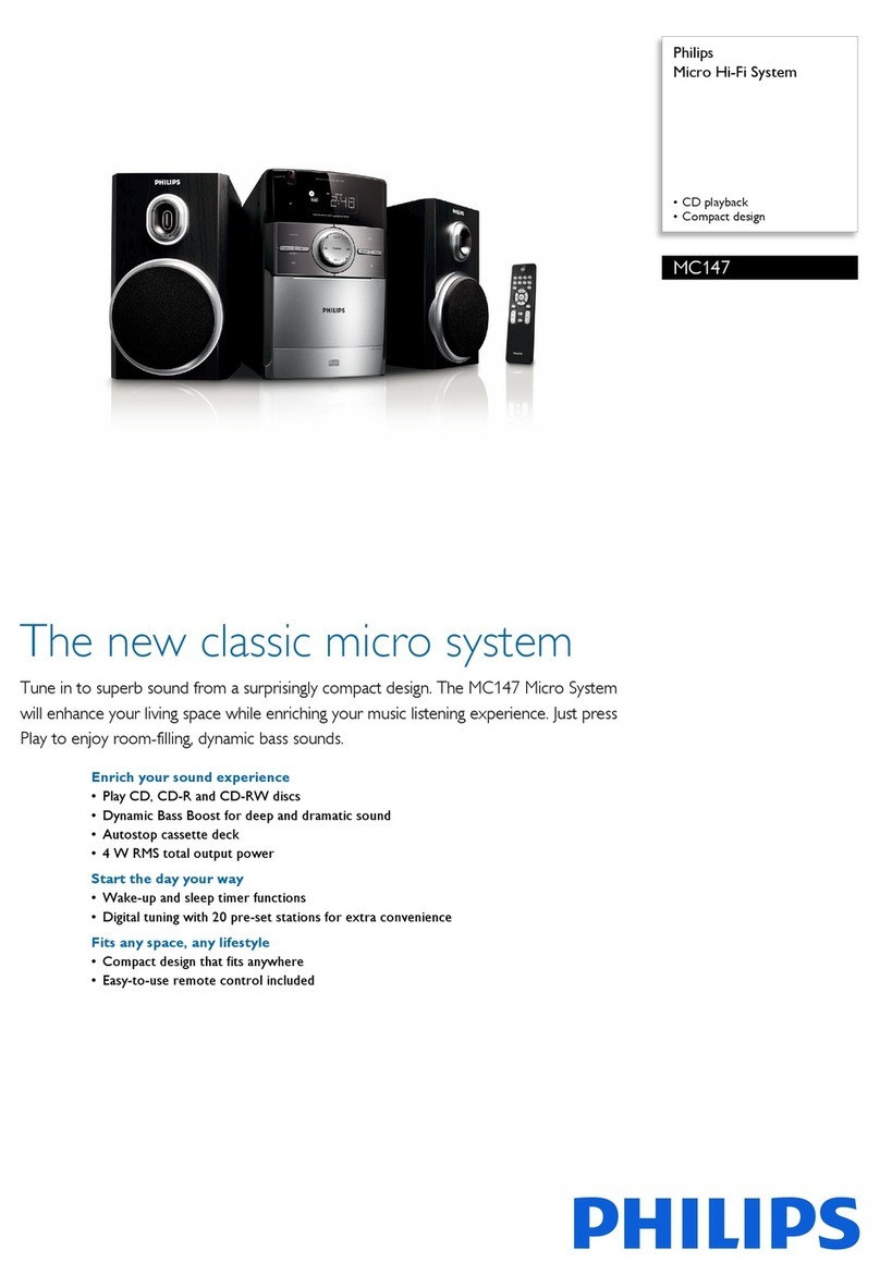 Philips MC147 Manual de usuario