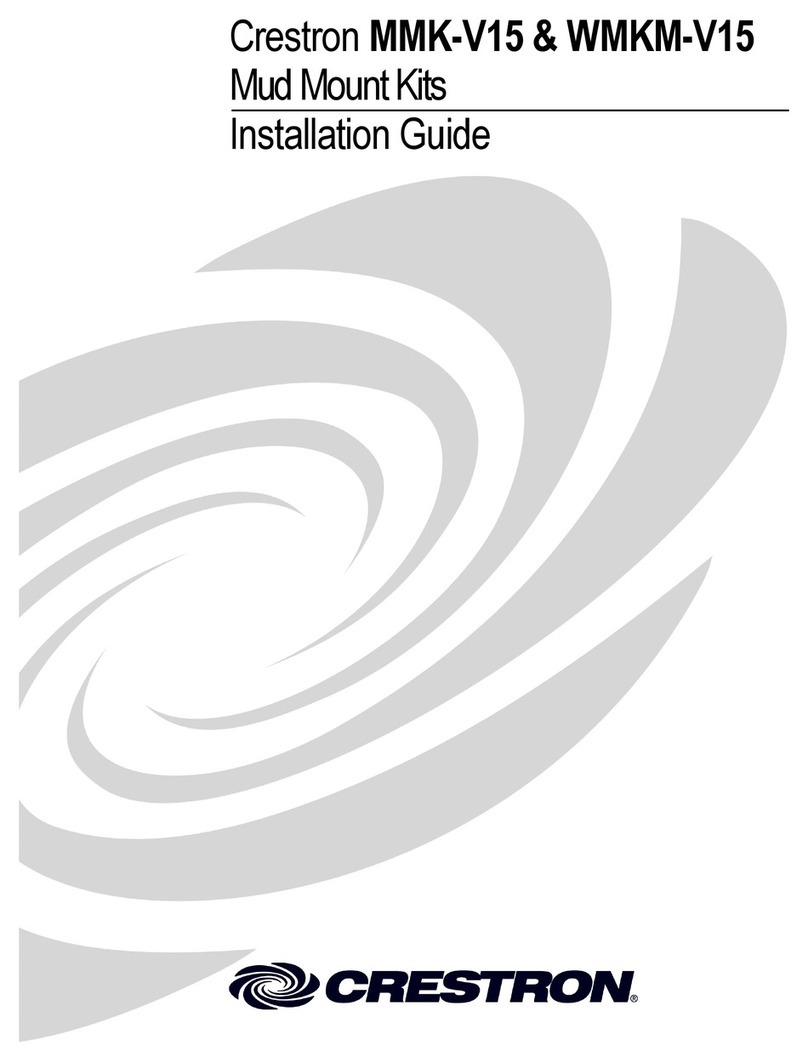 Crestron MMK-V15 Manual de usuario