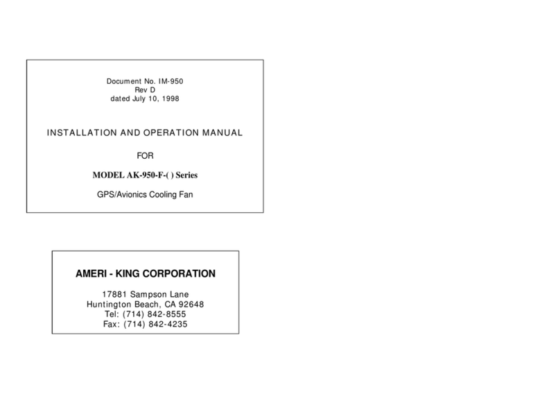 Ameri-King AK-950-F Series Manual de usuario
