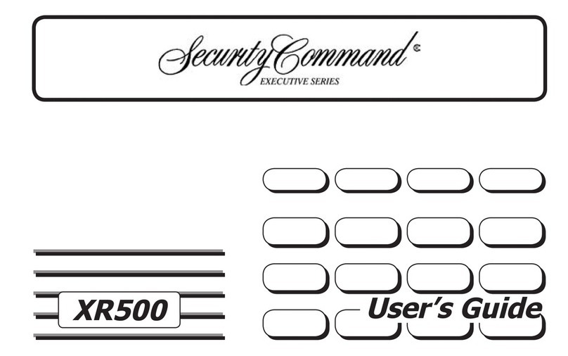 Security Command XR500 Series Manual de usuario