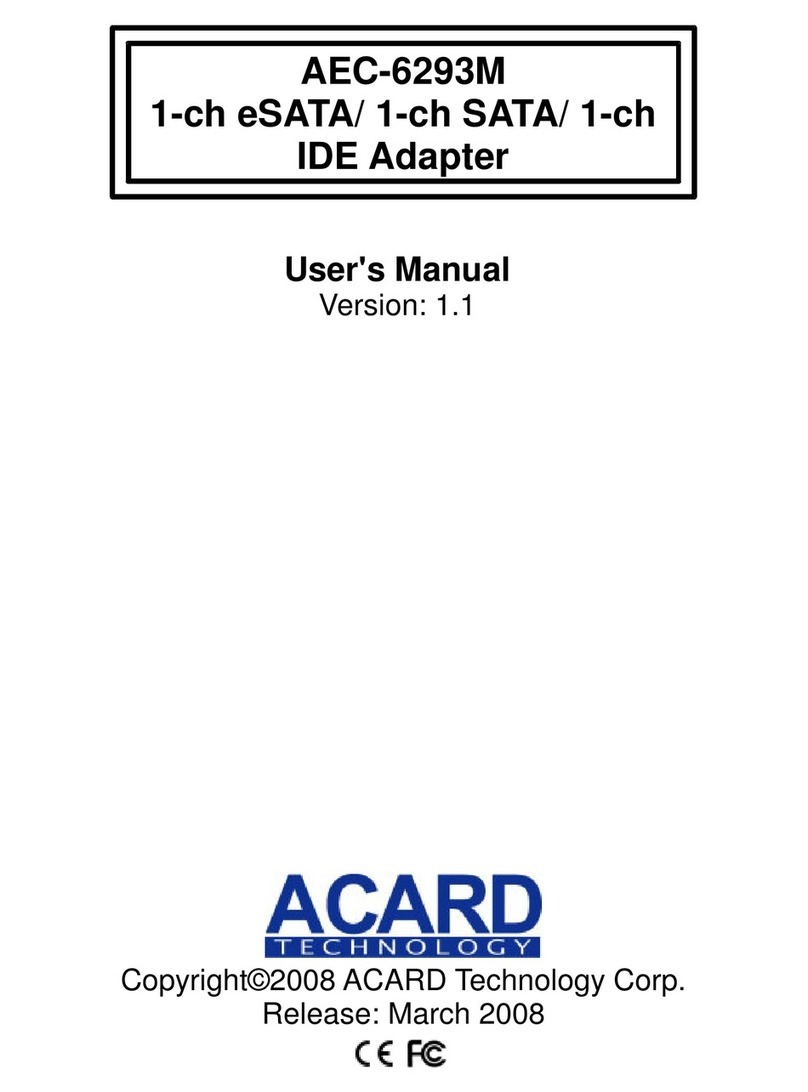 Acard AEC-6293M Manual de usuario