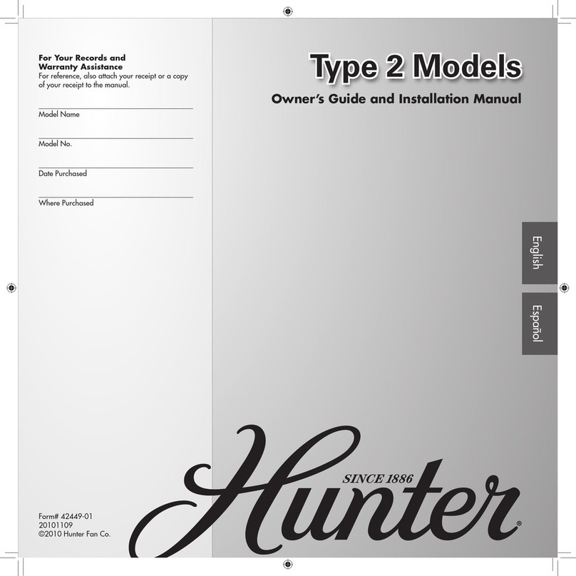Hunter Type 2 Series Manual de servicio