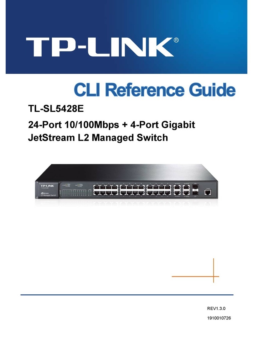 TP-Link JetStream TL-SL5428E Manual de instrucciones