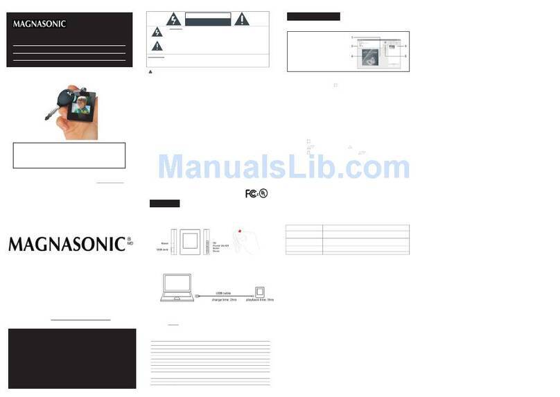 Magnasonic MF111 Manual de usuario