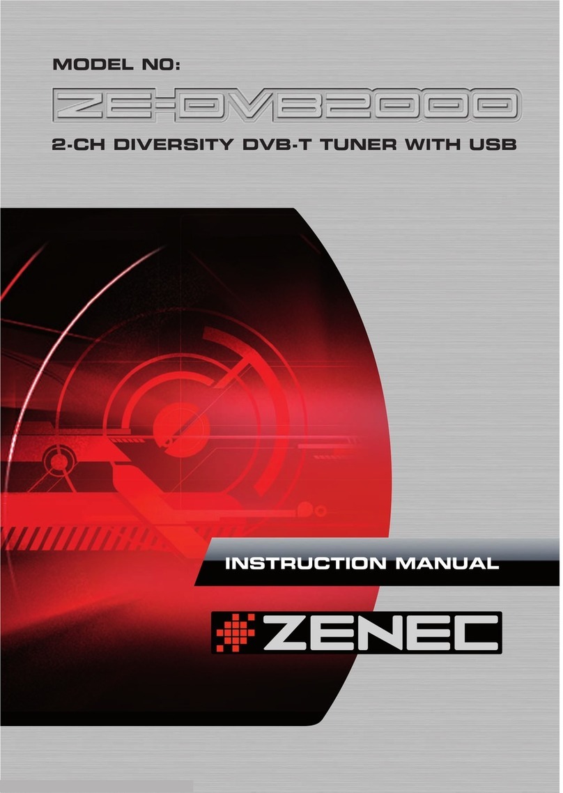 ZENEC ZE-DVB2000 Manual de usuario