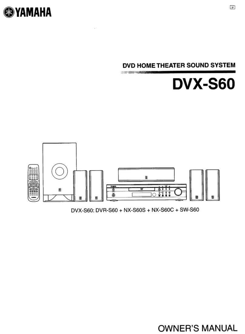 Yamaha DVX-S60 Manual de usuario